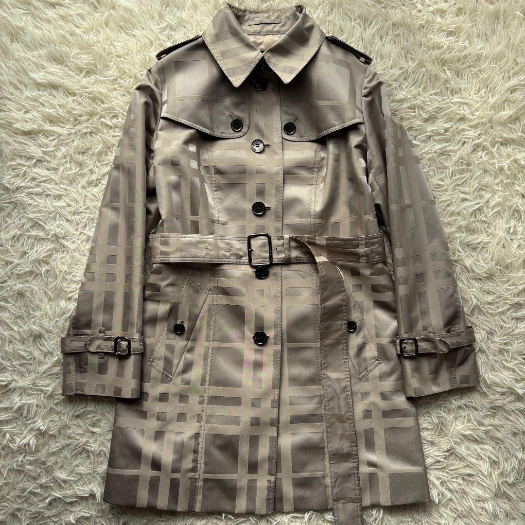 【超激レア 美品】バーバリー　トレンチコート　メガチェック　シャドーホース　XL
