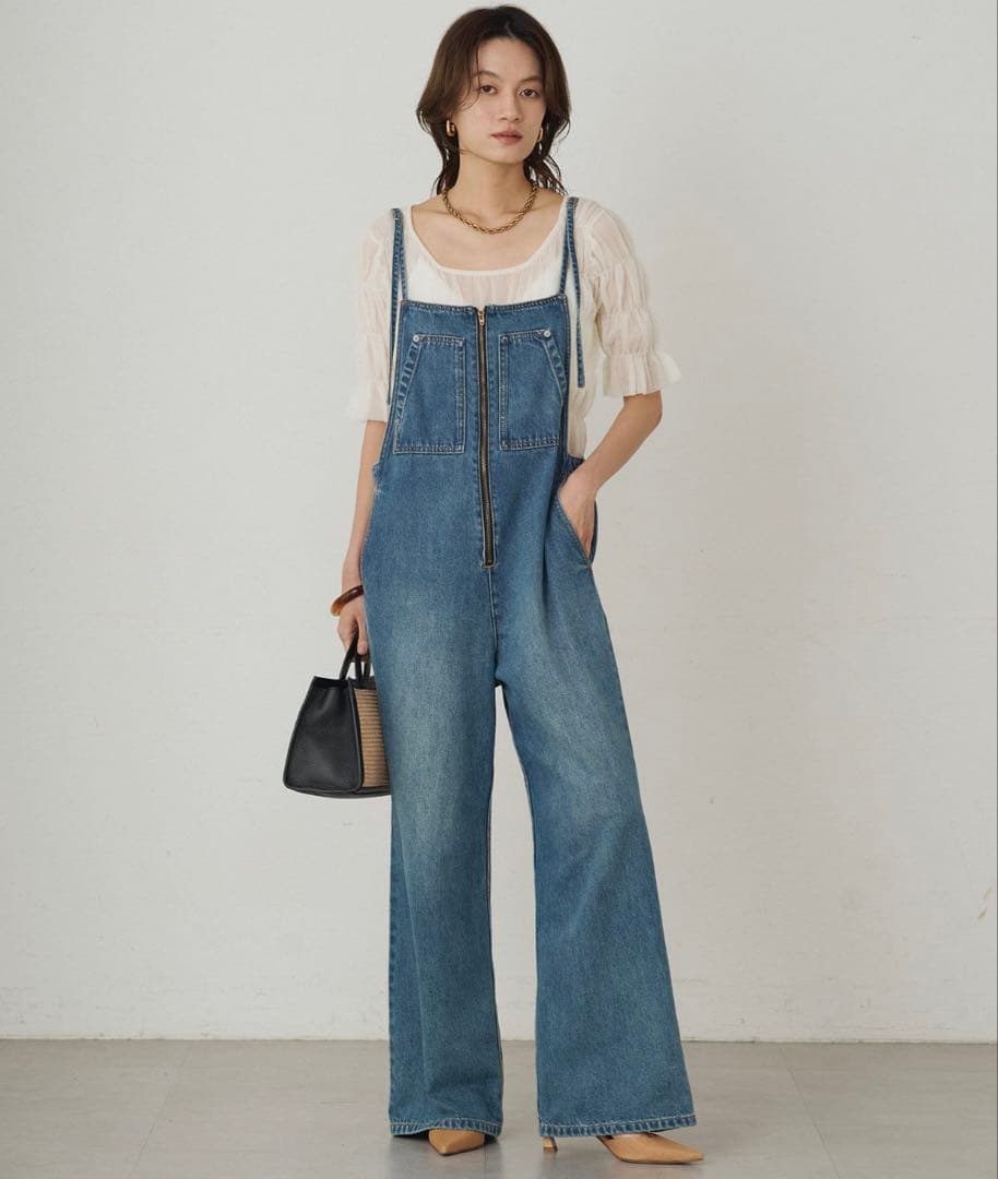 LOUNGEDRESS ラウンジドレス デニムオールインワン