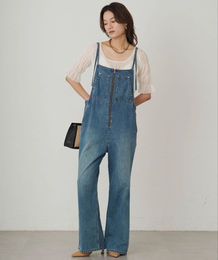 LOUNGEDRESS ラウンジドレス デニムオールインワン