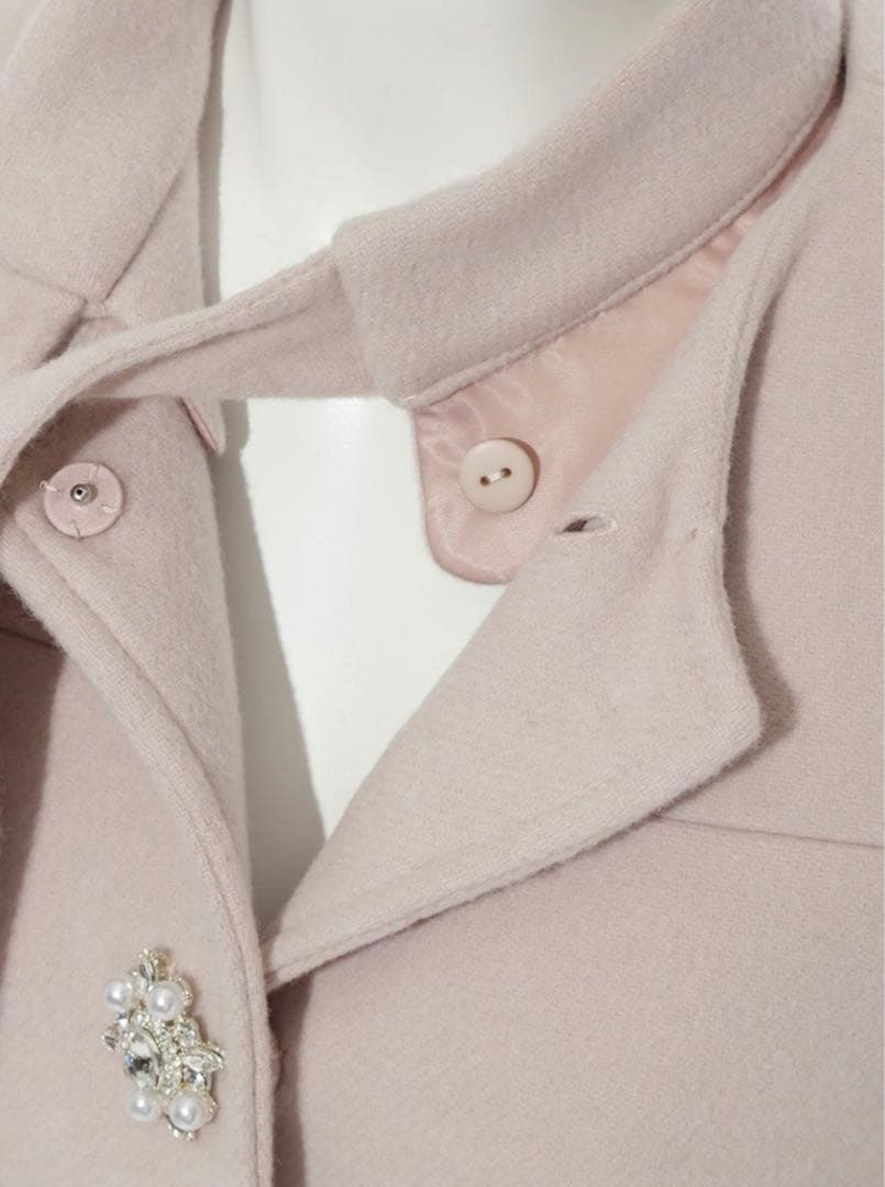 LILY BROWN 完売 2wayリボンビジューコート