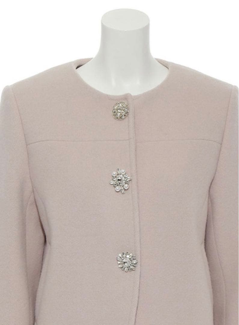 LILY BROWN 完売 2wayリボンビジューコート