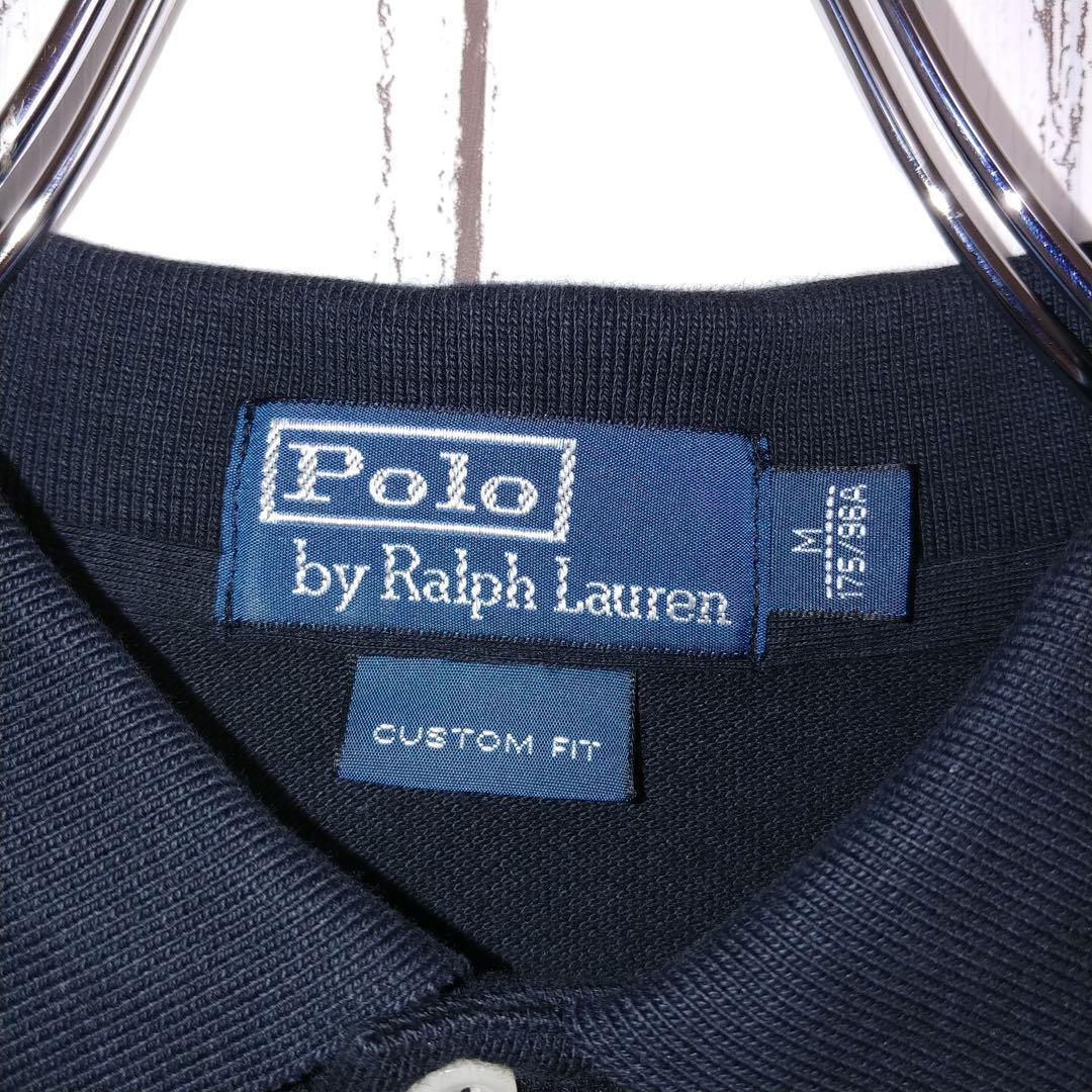 【人気デザイン】ラルフローレン ポロベアー 長袖ポロシャツ 黒 タキシード M