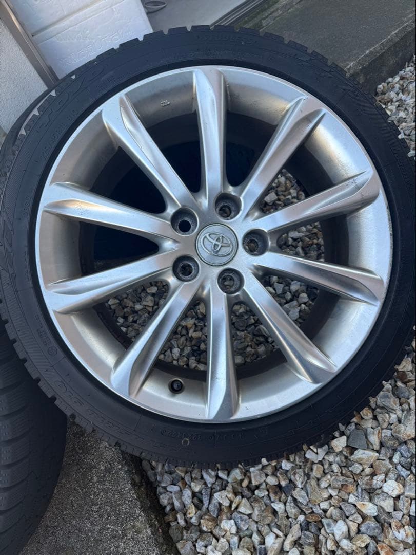 マークX 純正18インチ sパッケージ　ホイール スタッドレスタイヤ付き