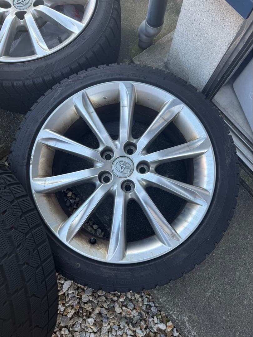 マークX 純正18インチ sパッケージ　ホイール スタッドレスタイヤ付き