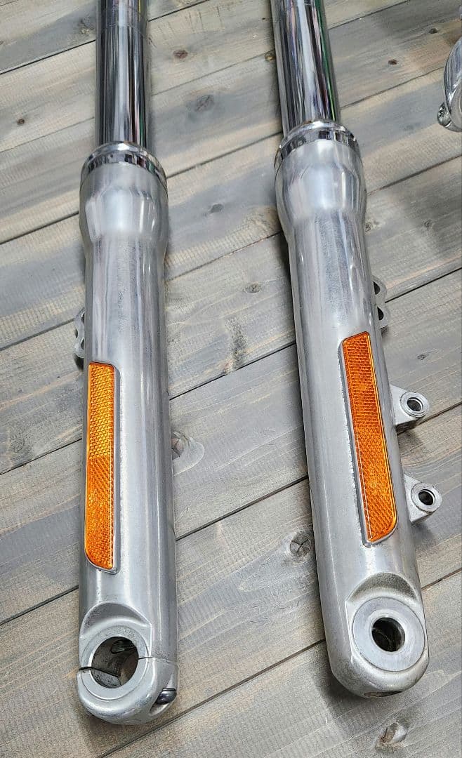 ハーレー　ダイナフロントフォーク　　　　　　トリプルツリー　セット　#無事故品