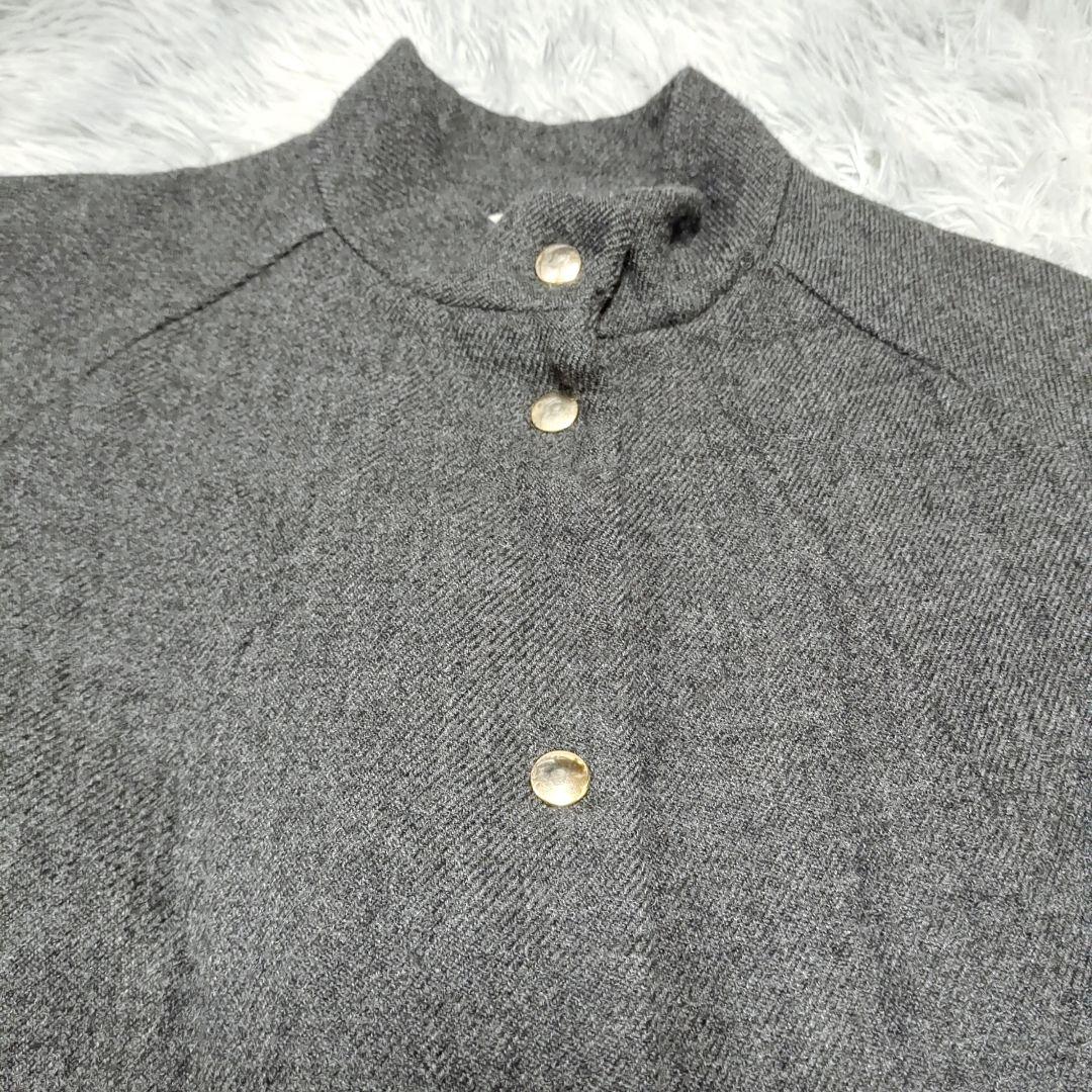 極美品 MARNI ウールスタンドカラージャケット 40/M ブルゾン 金ボタン