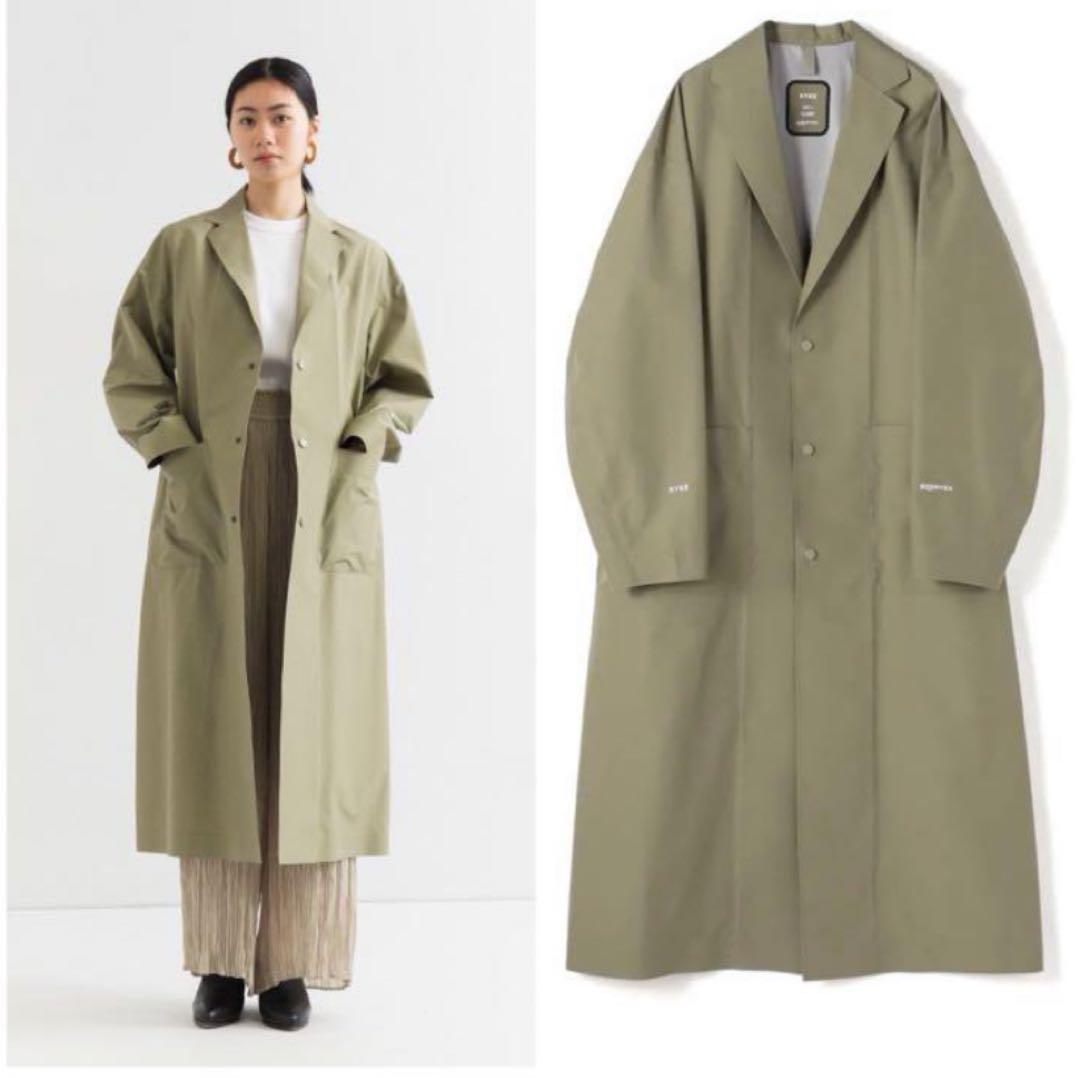 HYKE × PERTEX SHOP COAT Size2 ショップコート