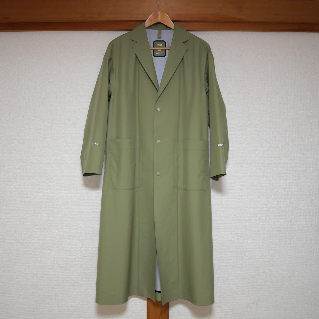 HYKE × PERTEX SHOP COAT Size2 ショップコート