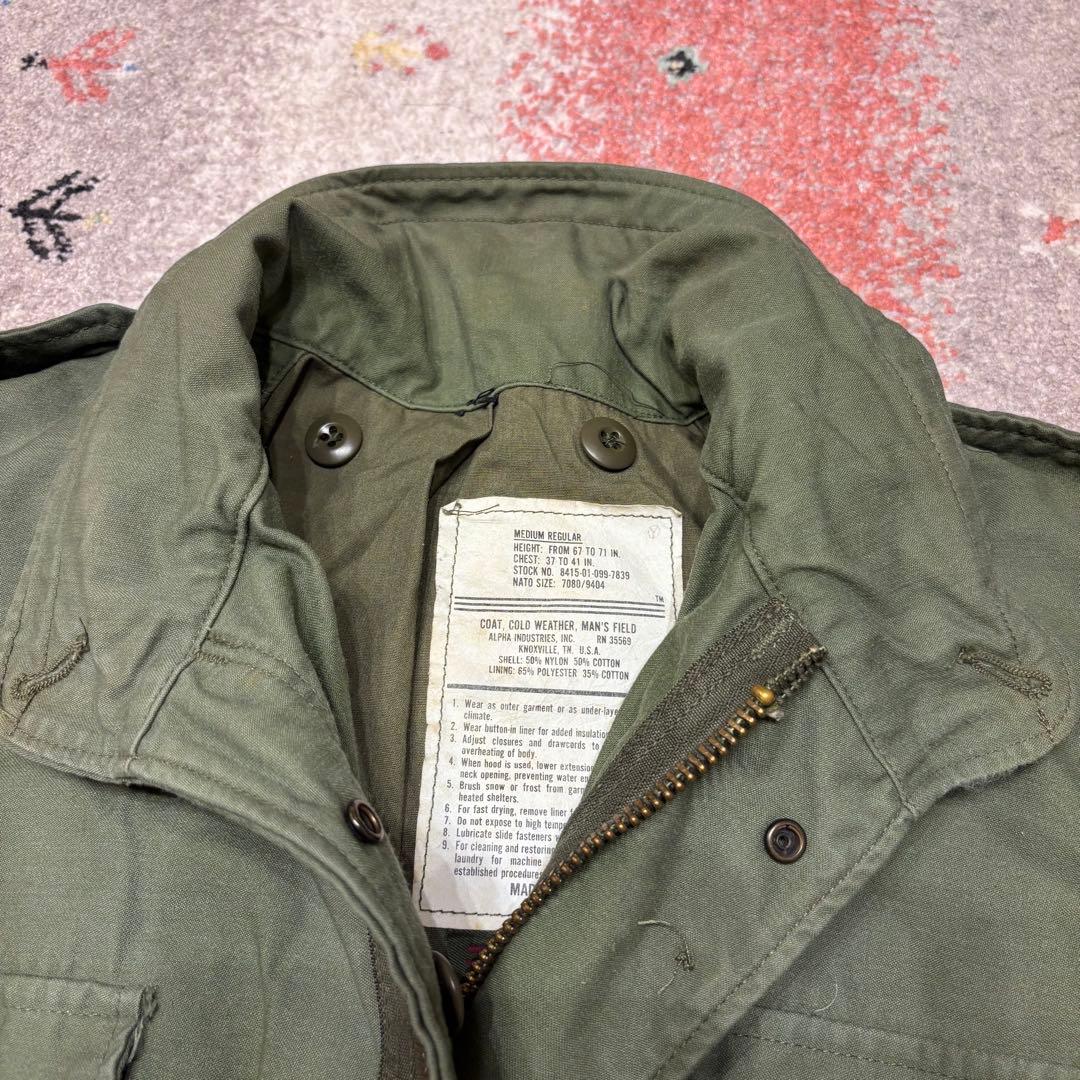 ALPHA　アルファ　USA製　M-65 フィールドジャケット　サイズM-R