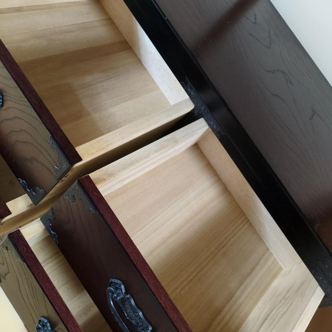 民芸たんす 134㌢高 アンティーク家具 和箪笥