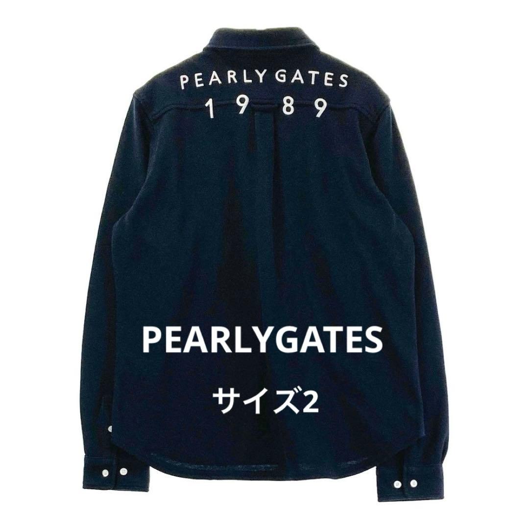 PEARLYGATESポロシャツ　ネイビー系　サイズ2