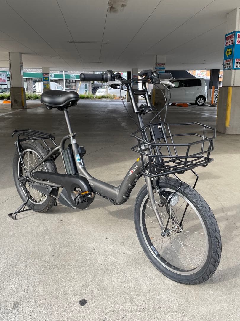 【たのメル便費用込、充電器込】ヤマハ　電動アシストファットバイクPAS KISS