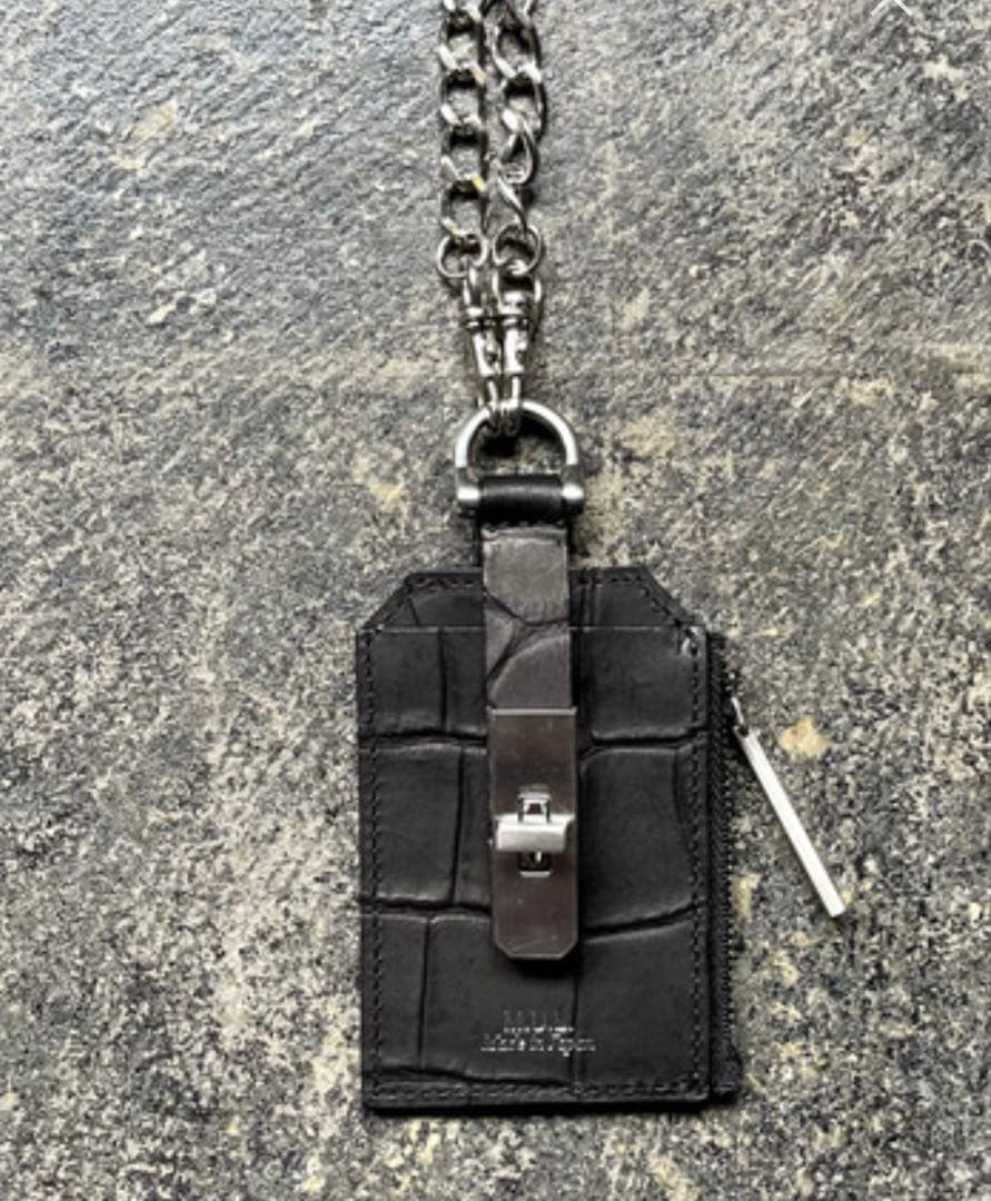 M.U.L. クロコ型押しキーケース 美品 エムユーエル