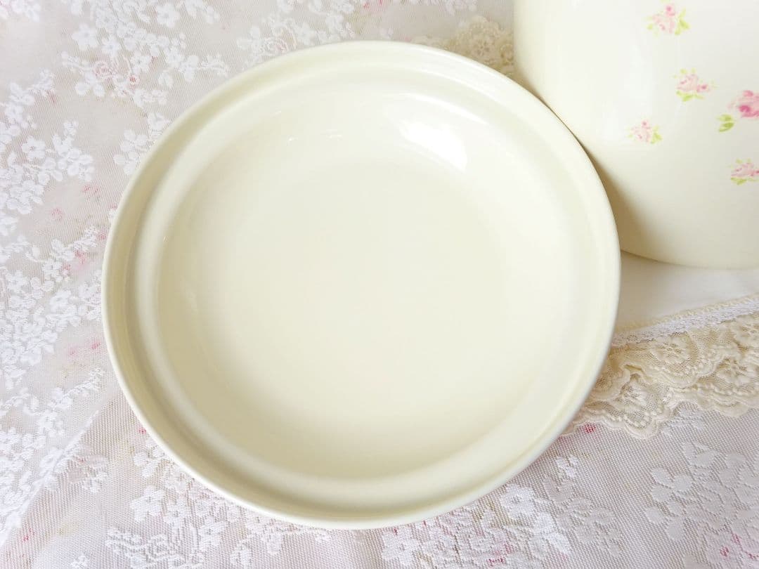 イマン　ローズバスケット　丸ストッカー　マニーローズ　ライス缶