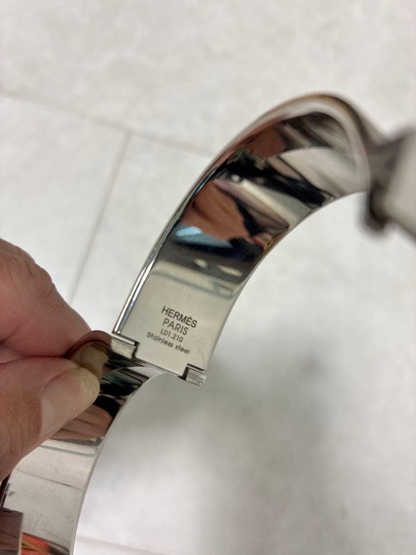 廃盤‼️希少‼️エルメス ロケ バングルクォーツ レア ヴィンテージ　黒