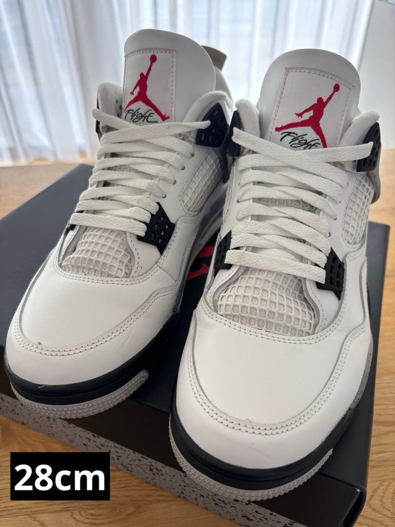 シューズ(男性用) NIKE AIR JORDAN 4 RETRO 28cm