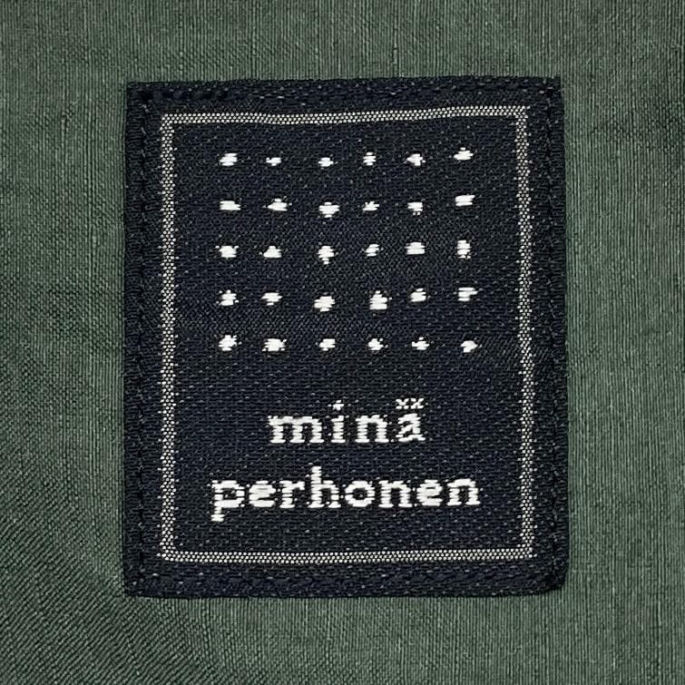 ★美品 mina perhonen くすみグリーン オールインワン M