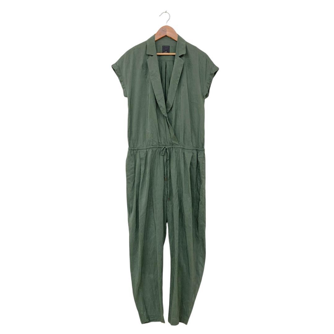 ★美品 mina perhonen くすみグリーン オールインワン M