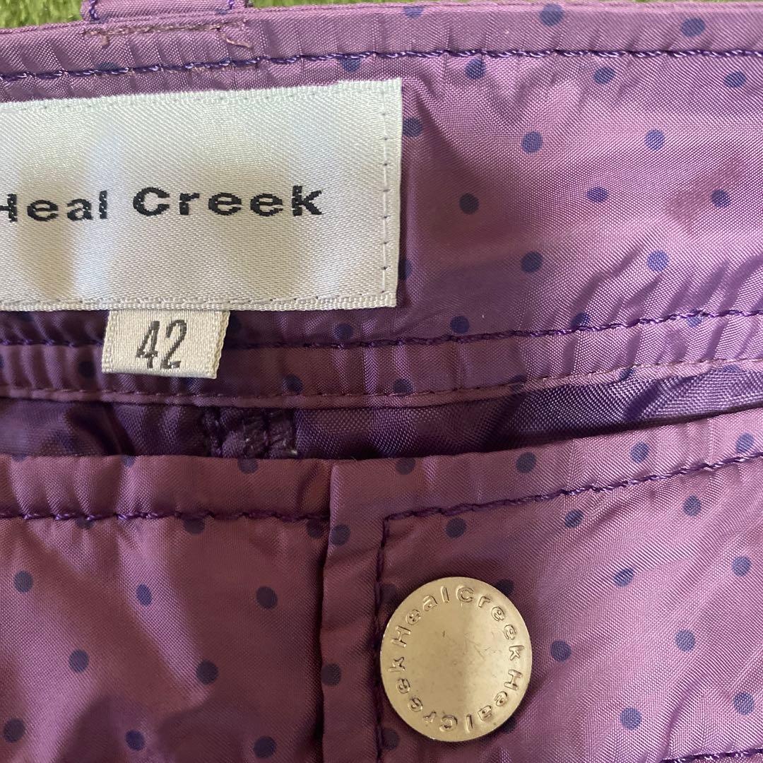 最終冬のゴルフにHeal Creek ウインドブレーカーセット