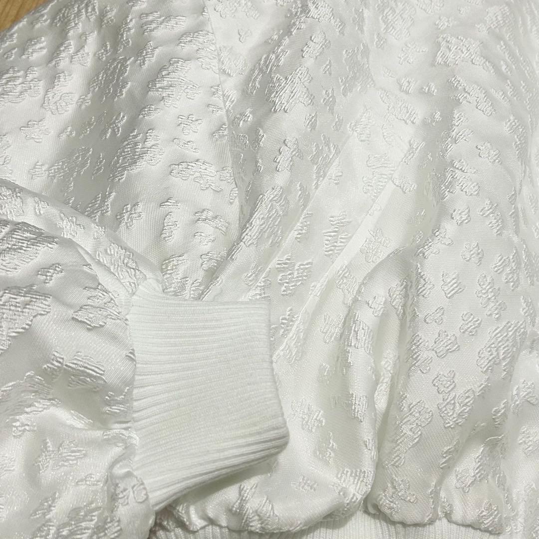 【美品】Maison Special ジャガードブルゾン　ホワイト