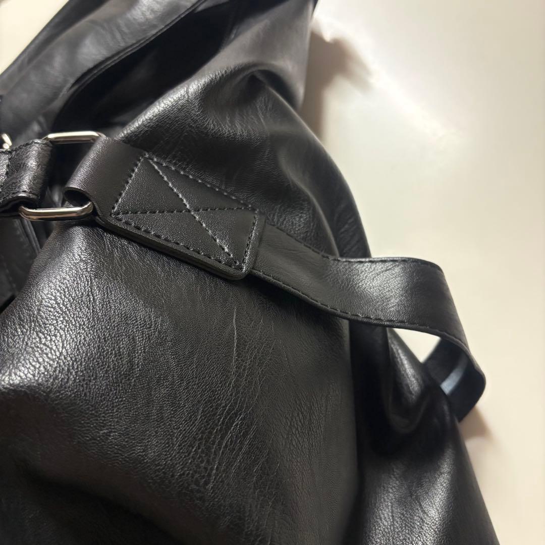 MUCENT プライムリンクルレザートートバッグ