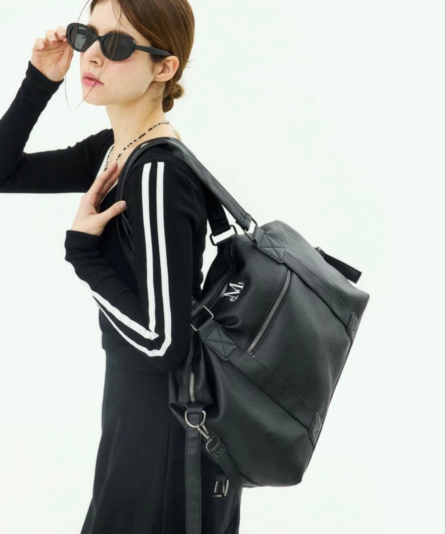 MUCENT プライムリンクルレザートートバッグ