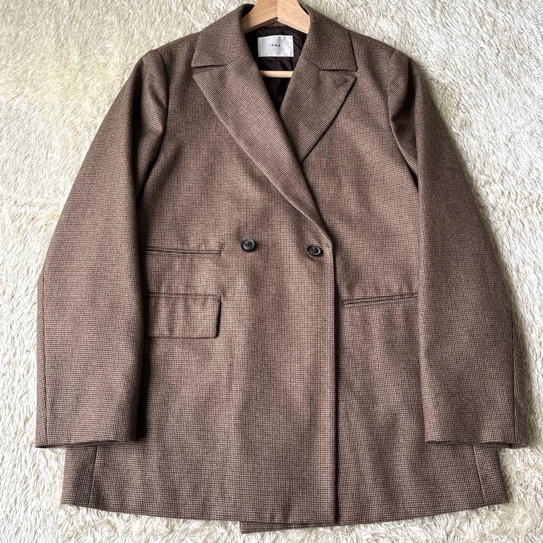 2025AW☆完売☆IENA イエナ　ガンクラブチェックジャケット　38 極美品