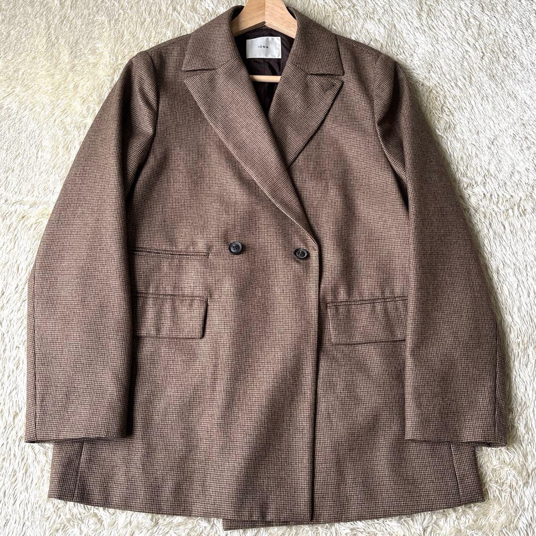 2025AW☆完売☆IENA イエナ　ガンクラブチェックジャケット　38 極美品