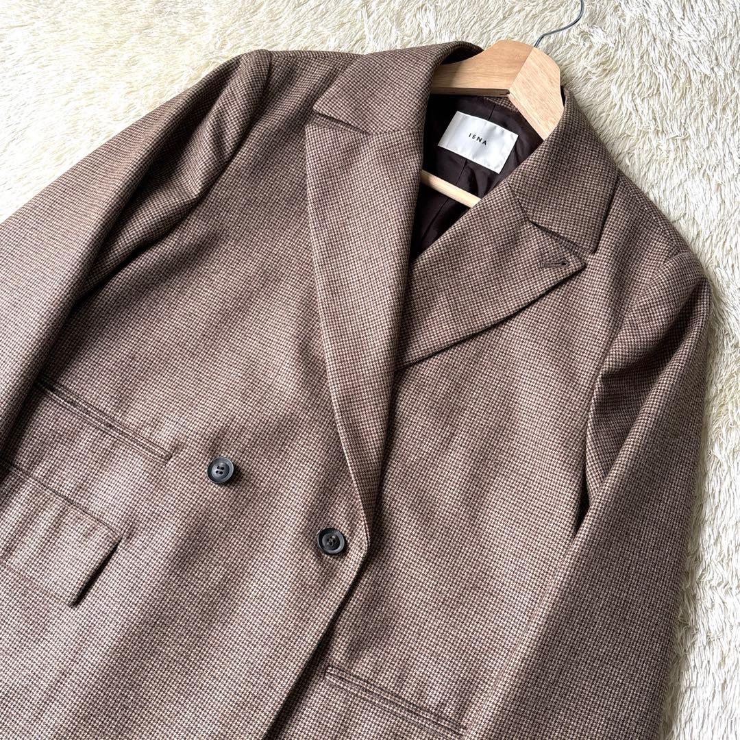 2025AW☆完売☆IENA イエナ　ガンクラブチェックジャケット　38 極美品