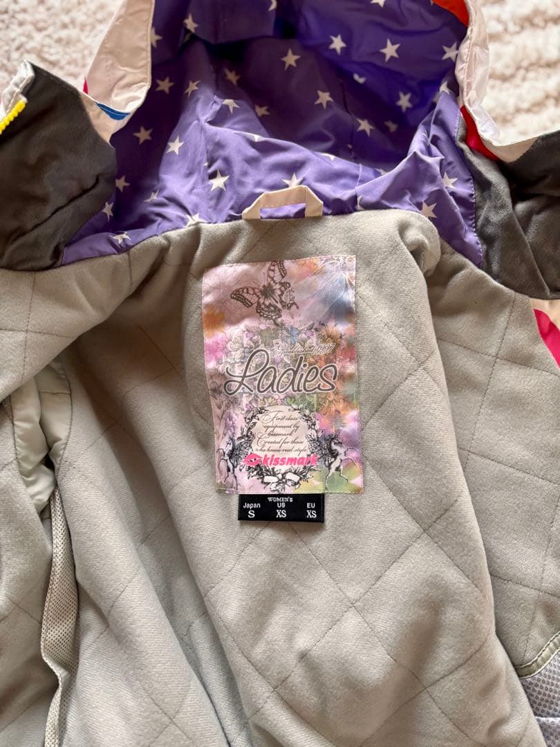 キスマーク ドット柄 スノーボードウェア セット