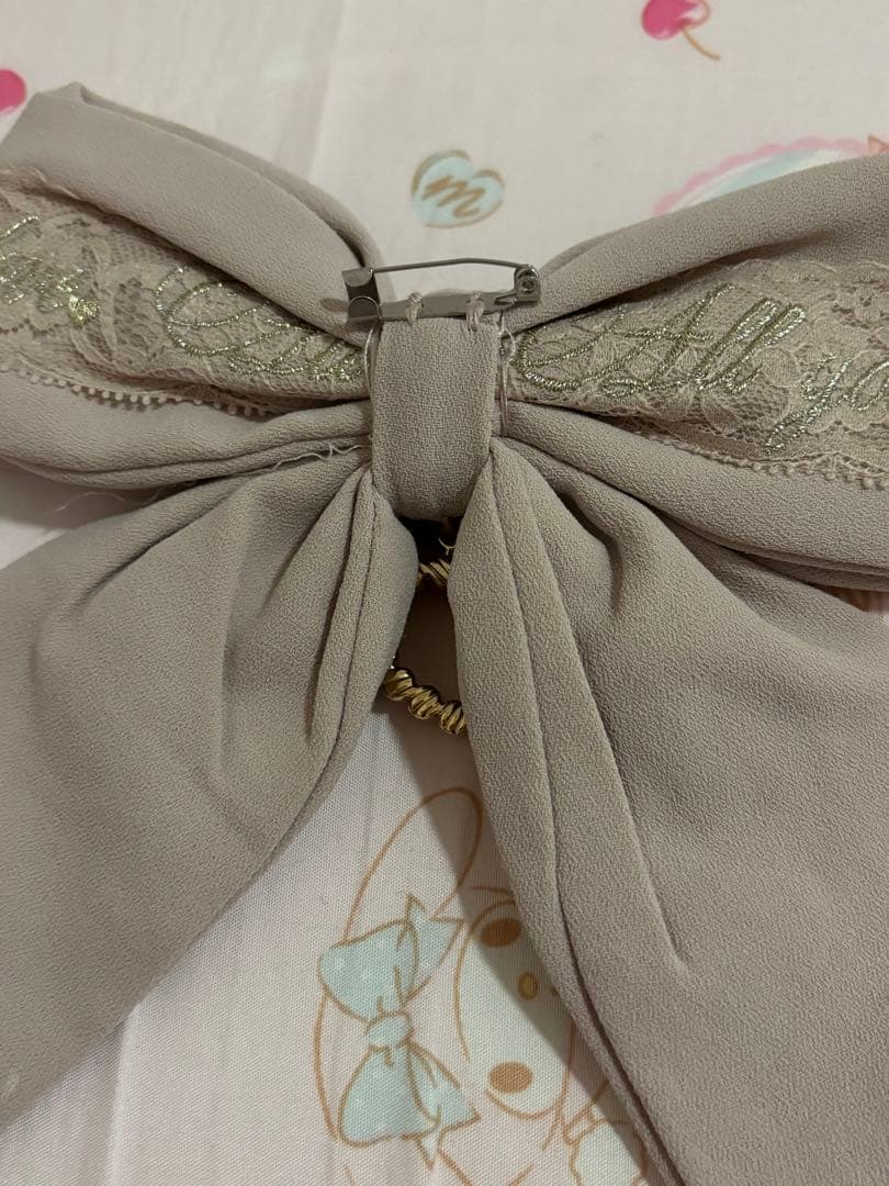 リズリサ LIZLISA ビジューリボンミニ丈Aラインコート ピンク 完売品