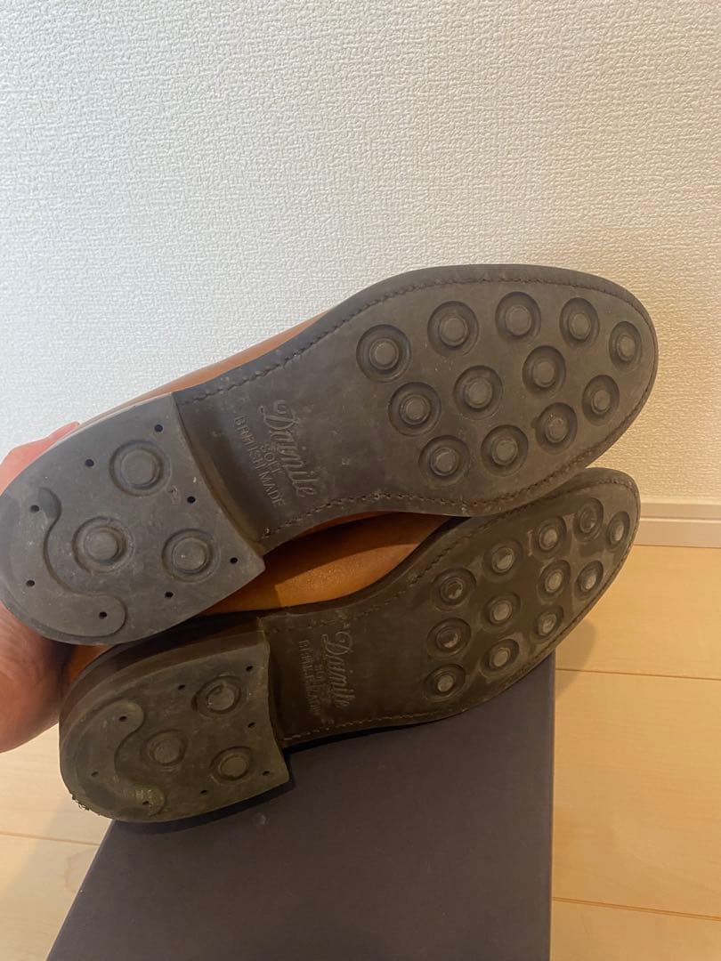 Berwick ブラウンレザー ローファー