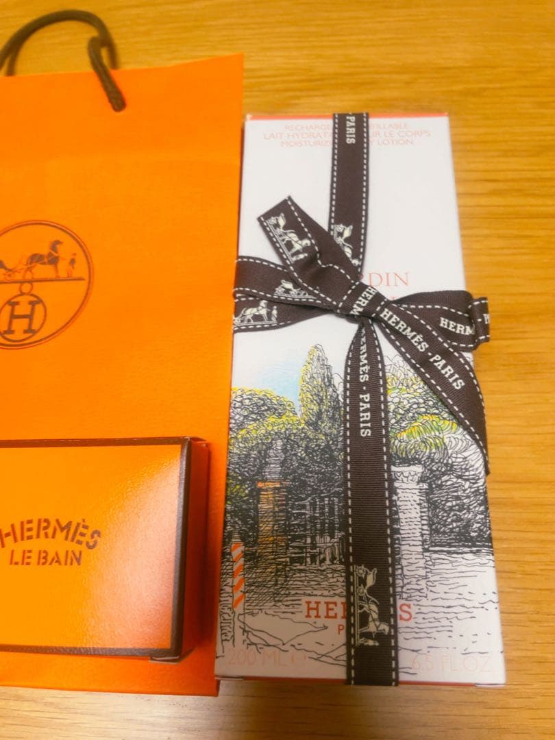 HERMES モイスチャライジングボディローション ラグーナの庭　新品未使用