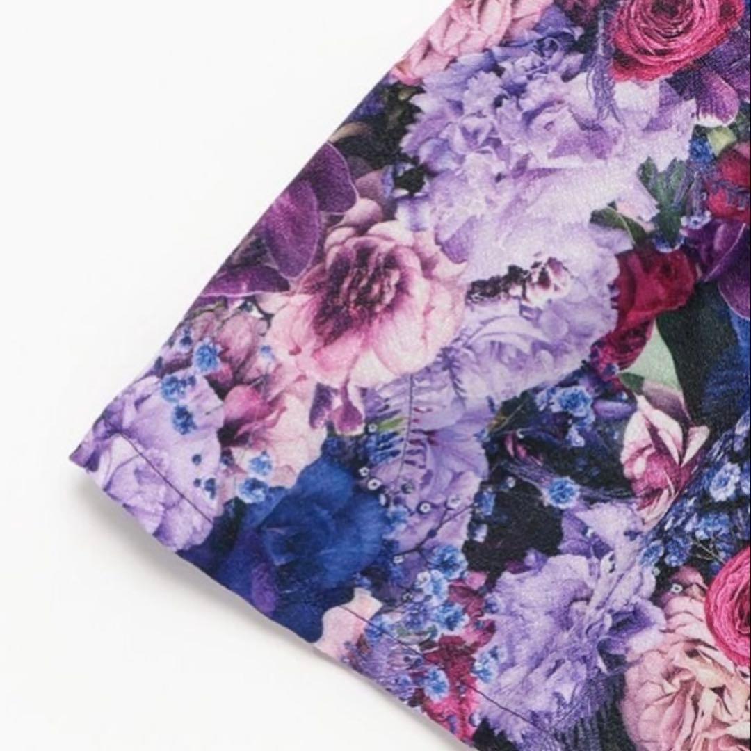 ANNA SUI mini BloomingGarden総柄ドッキングワンピース