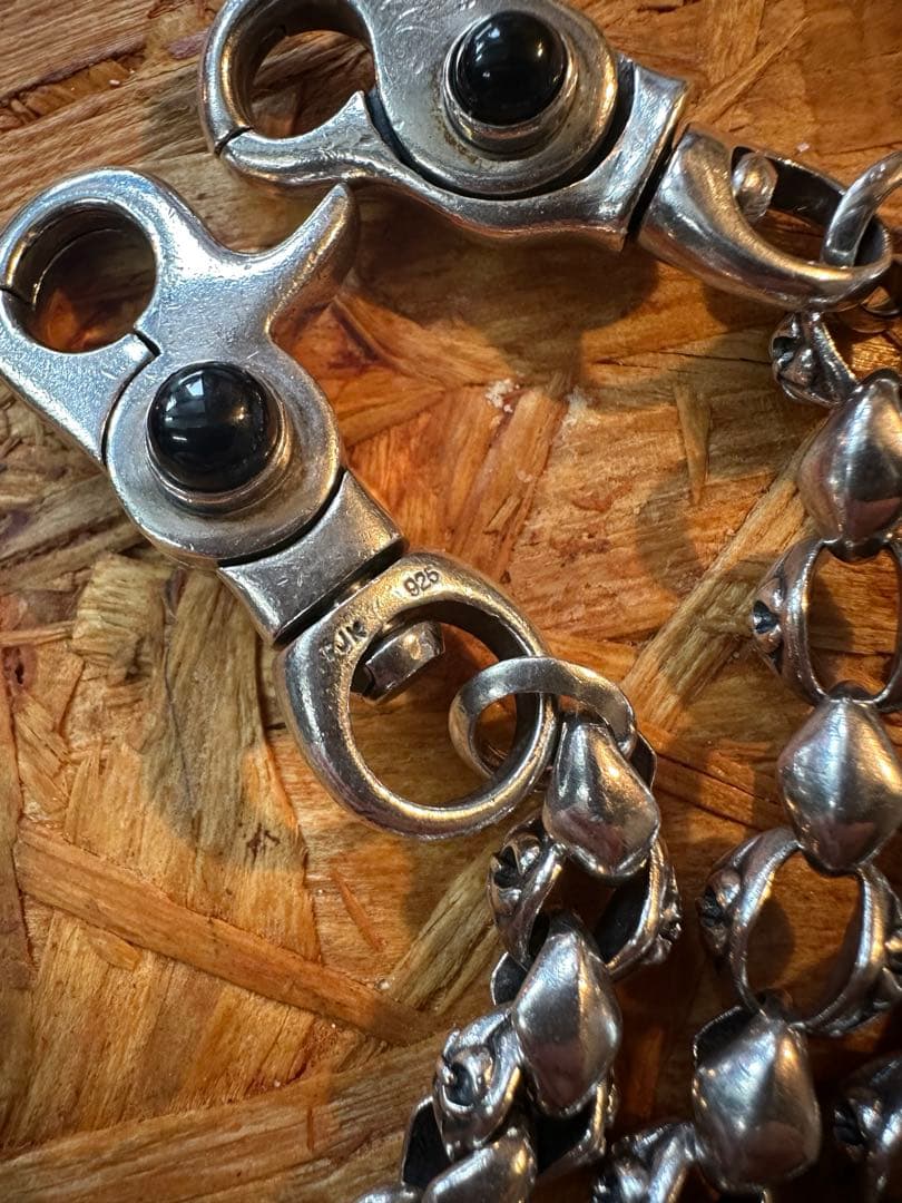 ろ*く様 TJK シルバー925 ウォレットチェーン 約55cm