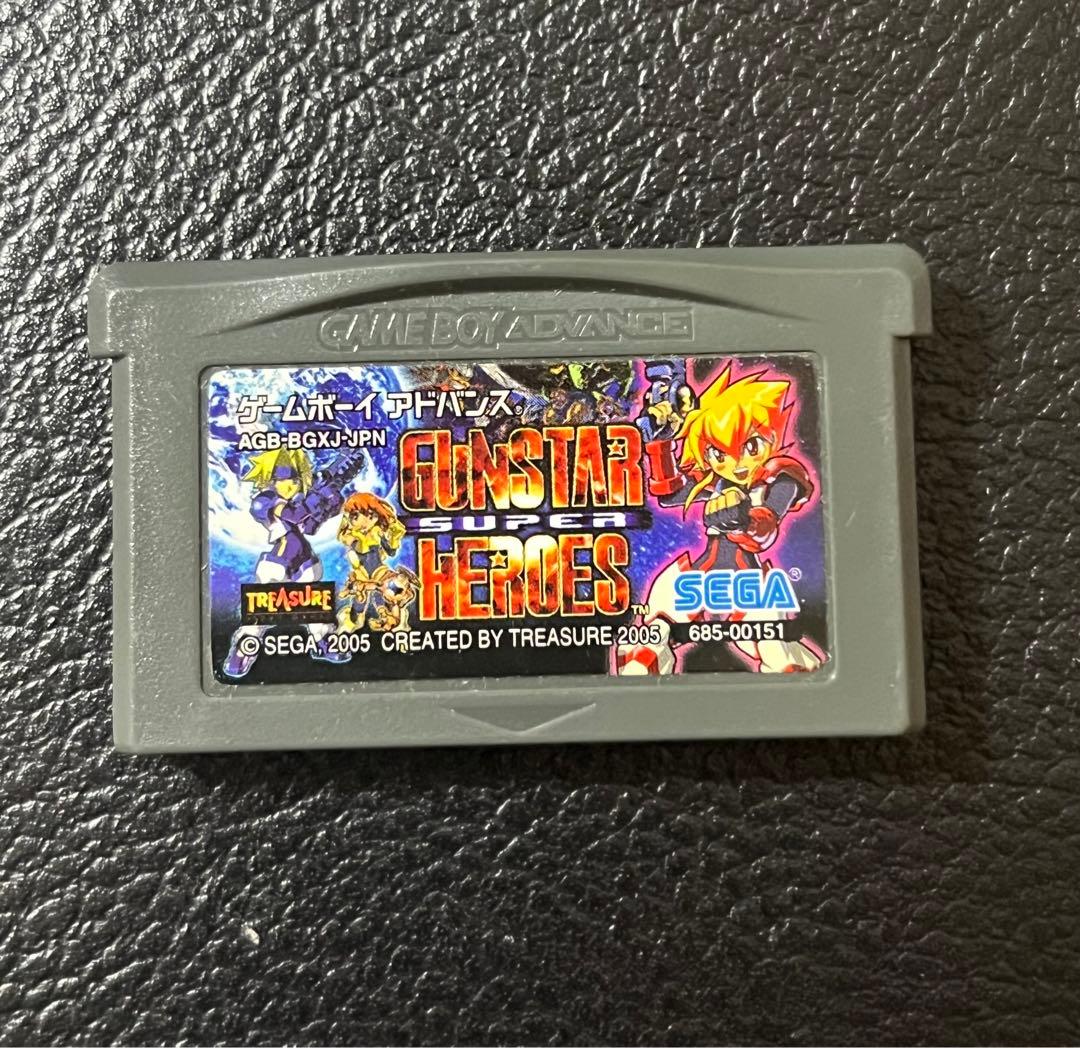 希少　ガンスタースーパーヒーローズ ゲームボーイアドバンス