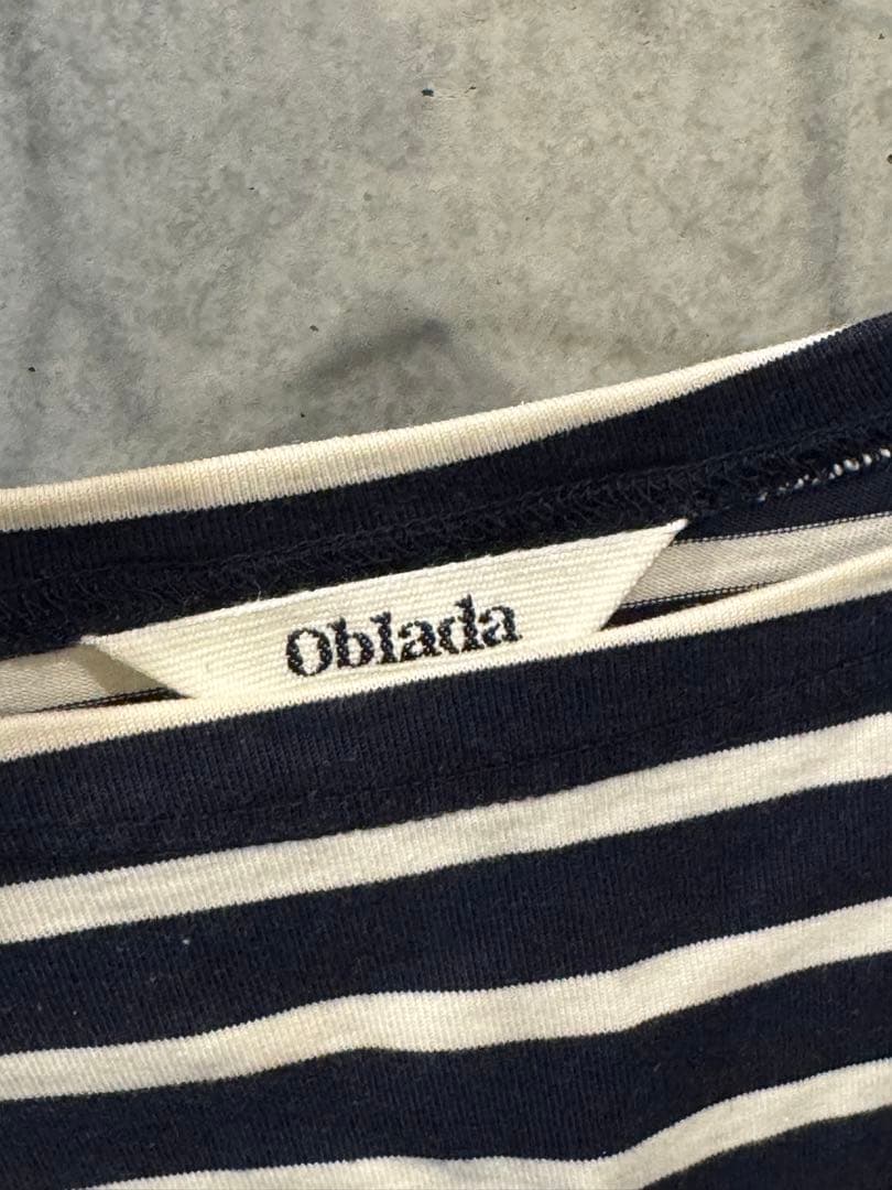 Oblada/オブラダ/CINCH/シンチガンジーボーダーロングスリーブTシャツ