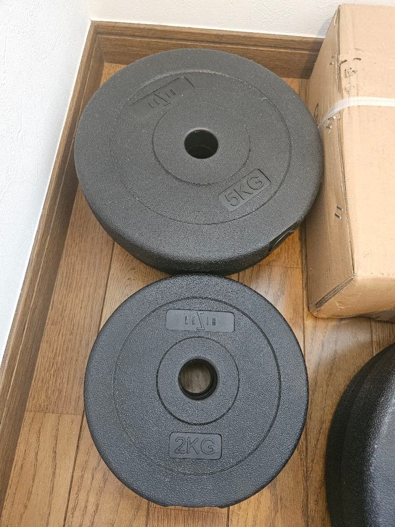 EGC さん引取専用　LESIR(レザイア) バーベルセット 60kg　40kg