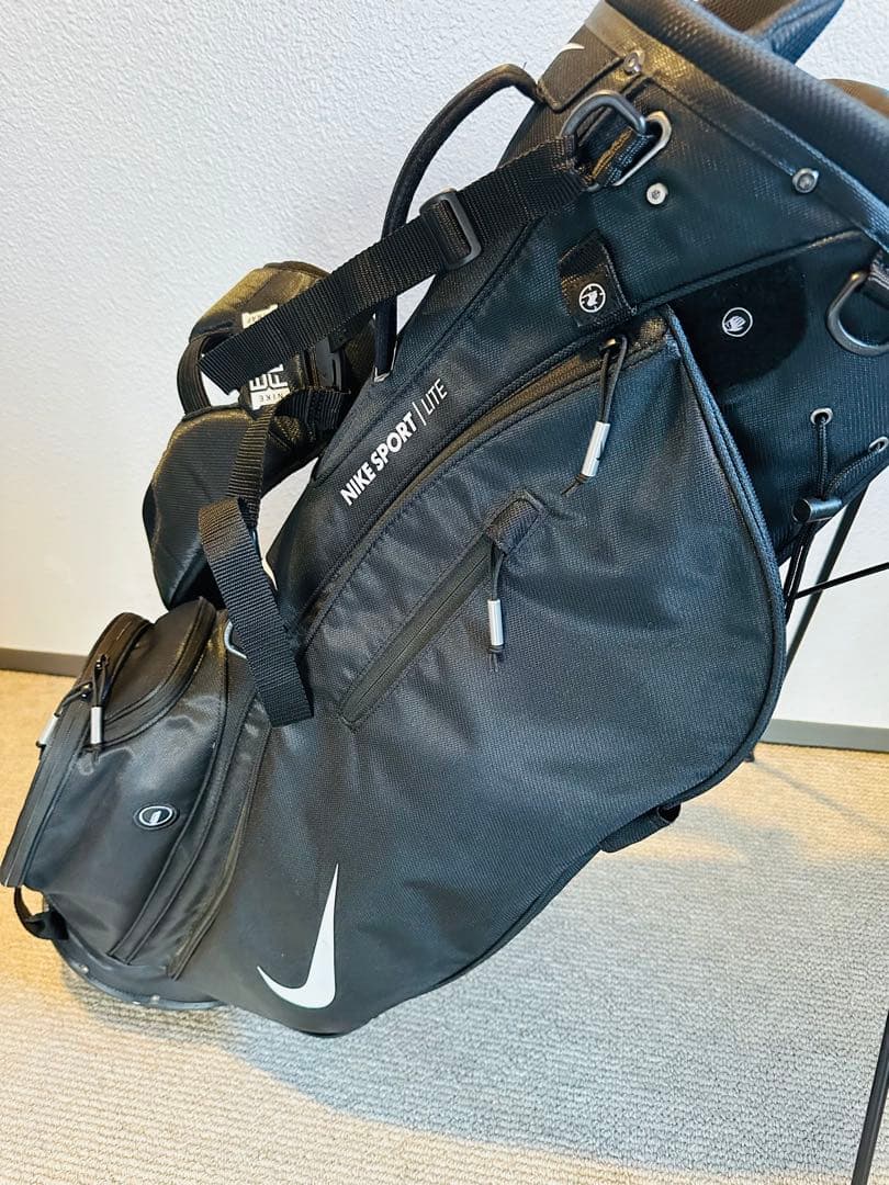 美品　ナイキ NIKE スポーツライト スタンドゴルフバッグ フードカバーセット