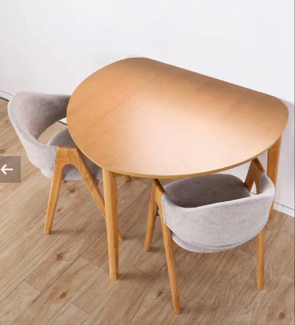 美品［ウッドパーク］ラウンドバックダイニングチェア②