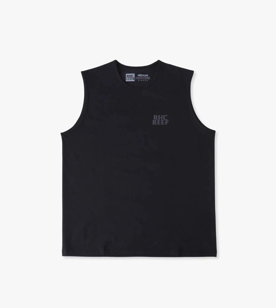 RHC REEF ブラック　リーフ　ラッシュ タンクトップ