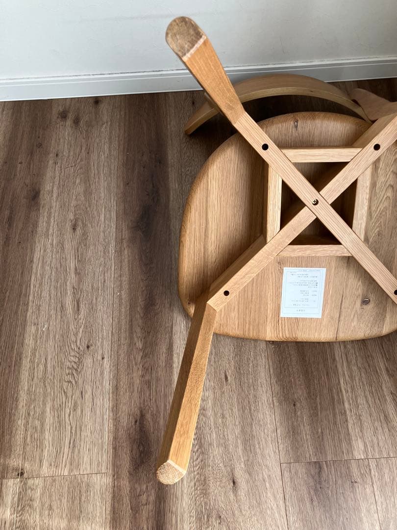 【つばき様】大川家具　ダイニングチェア1脚　②