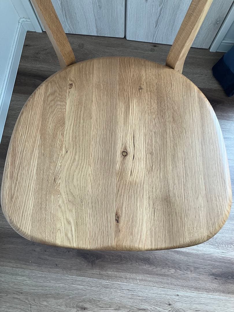 【つばき様】大川家具　ダイニングチェア1脚　②