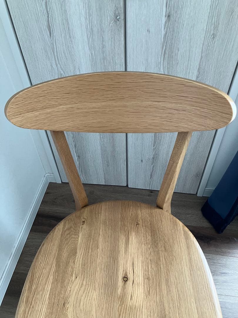 【つばき様】大川家具　ダイニングチェア1脚　②