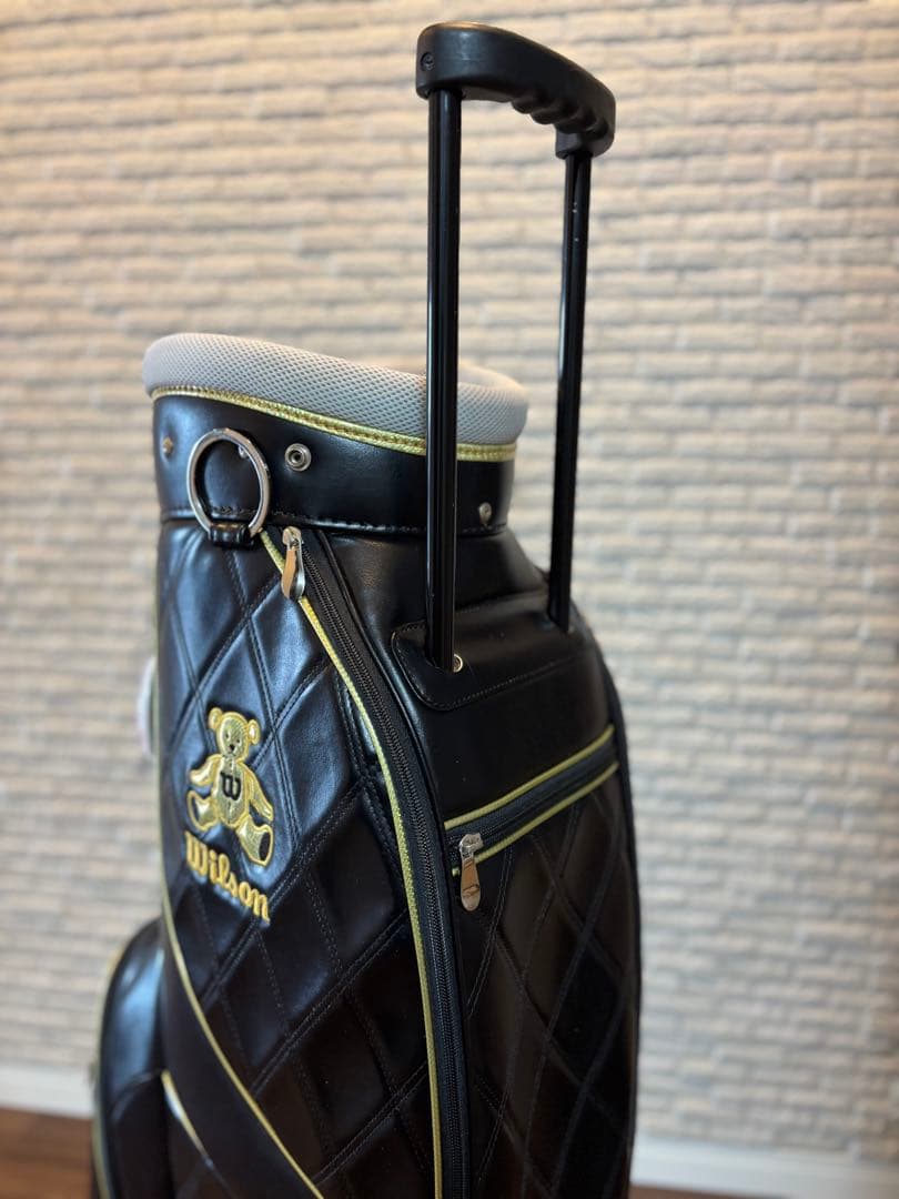 【◎美品•希少】Wilson ウィルソンベア　キャディバッグ キャスター付き