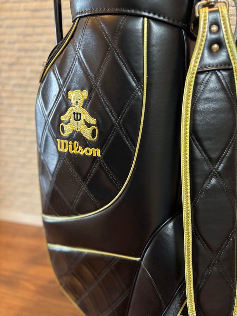 【◎美品•希少】Wilson ウィルソンベア　キャディバッグ キャスター付き