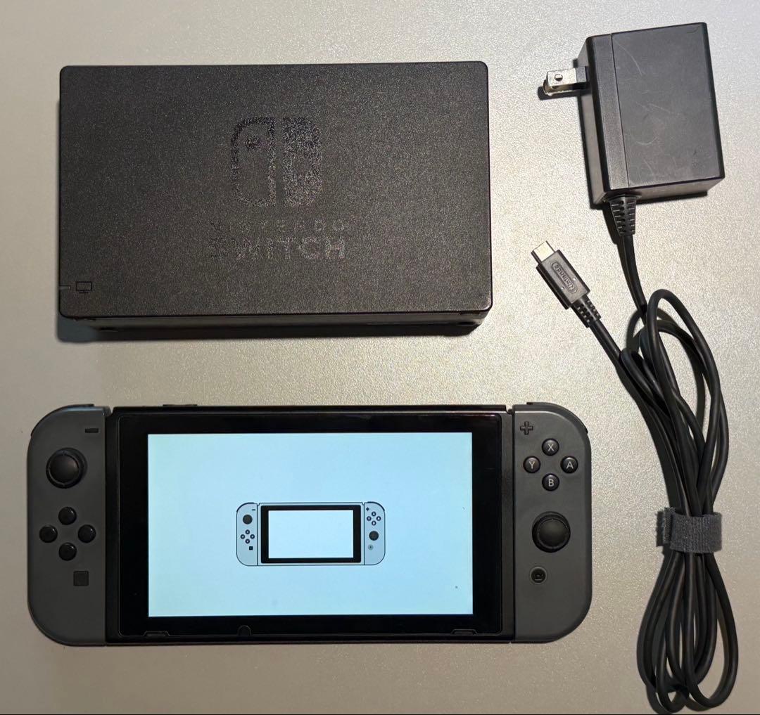 ジャンクNintendo Switch 本体 純正プロコン付属