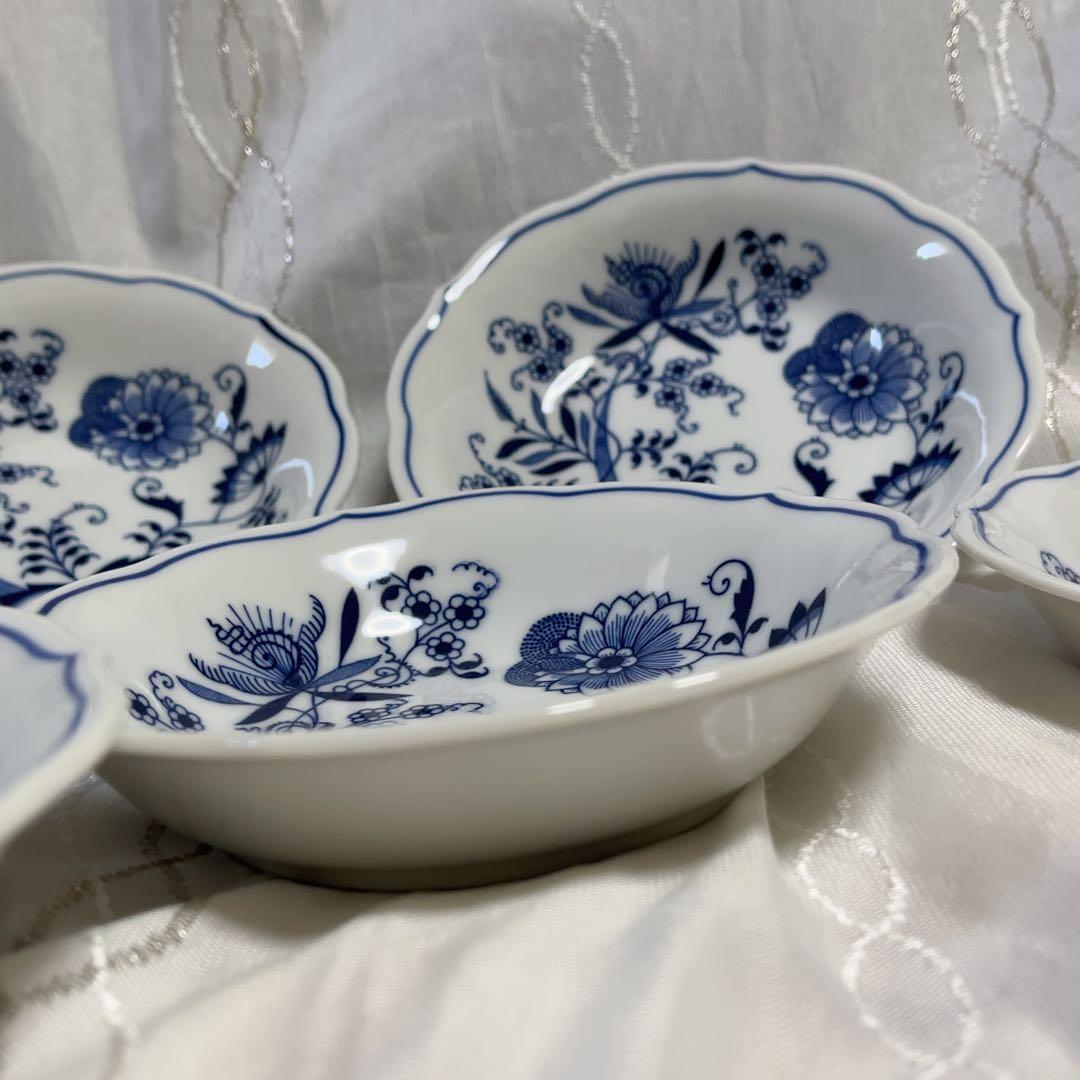 Blue Danube ブルーダニューブ サラダボウル 小皿 大皿 7枚セット