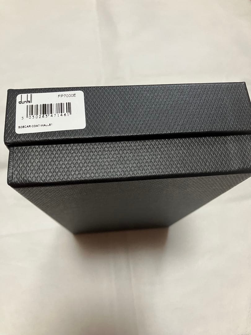 ［新品未使用]dunhill 二つ折り財布 ブラック レザー