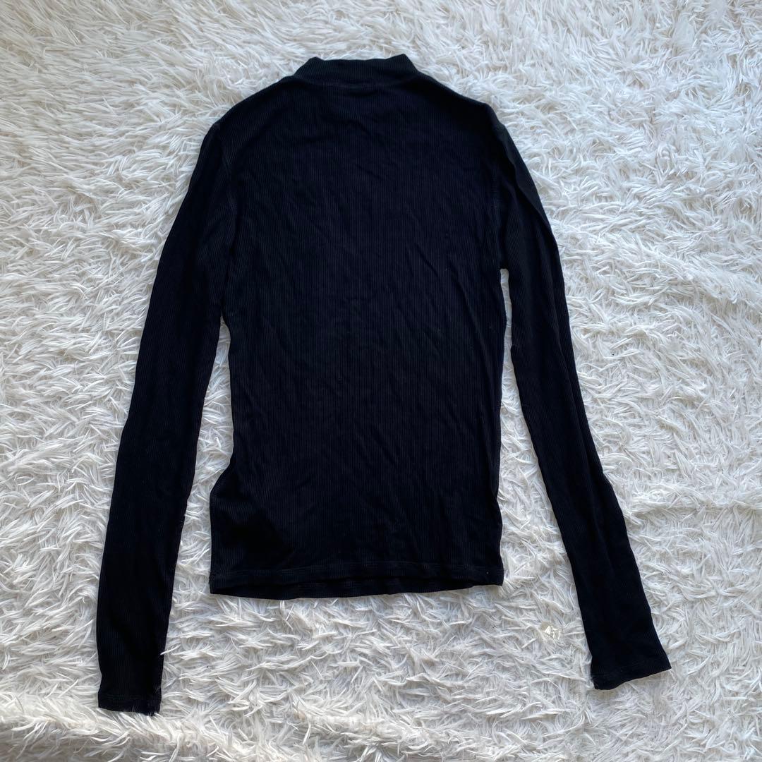 DIESEL ディーゼル Dロゴ　ロングカットソー　ブラック　M